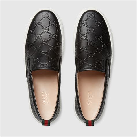 gucci slip on sneakers signstuture|slip on Gucci price.